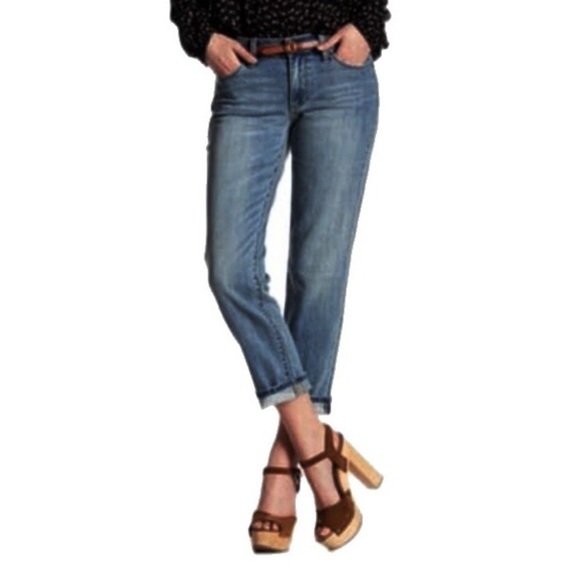 Lucky Brand Denim - LUCKY Brand Easy Rider Crop Mid-rise, relaxed fit classic cropped leg denim jean